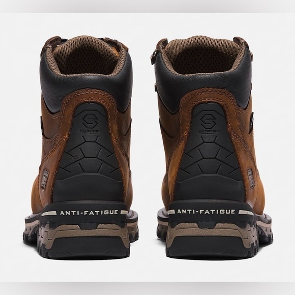 NEW w/TAGS Timberland PRO Women's Waterproof Brown Comp Toe Work Boots Size 11 - Picture 7 of 11
